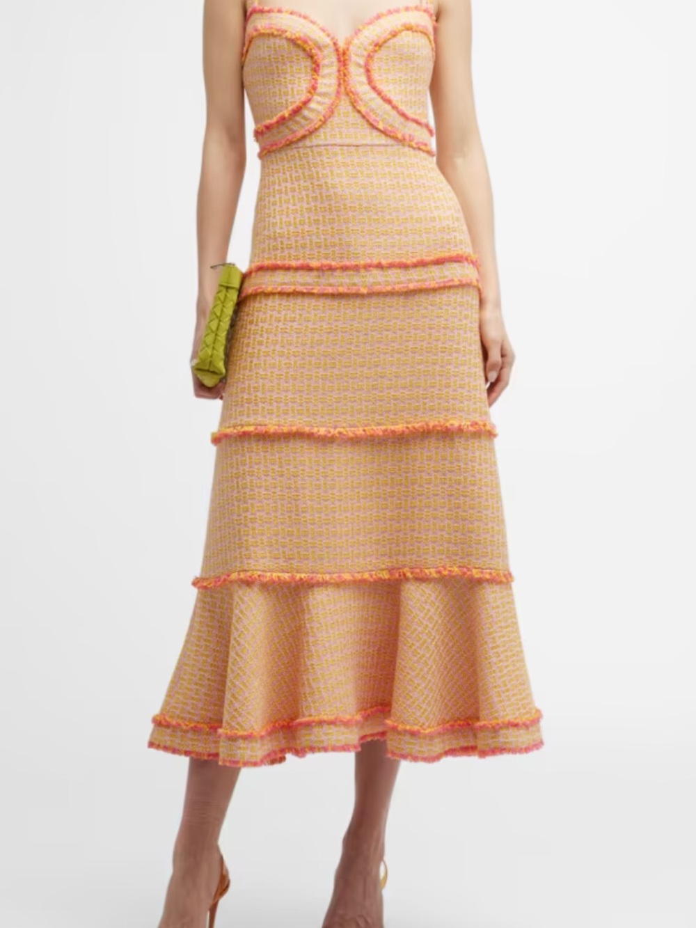 ALEXIS Bettine French Tweed Midi Dress